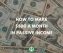 5 Ways To Make $500 Every Month in Passive Income